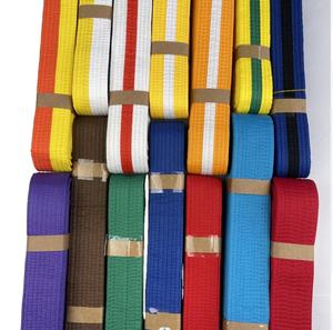 하이 퀄리티 사용자 정의 무술 트레이너 벨트 블랙 자수 주짓수 가라테 태권도 합기도 장비 선물 상자 도매 - Product Image 4