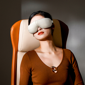 Más vendido Etiqueta privada Alta calidad Belleza Masaje de ojos Presión de aire eléctrica Masajeador de fatiga ocular con calefacción Música Bluetooth - Product Image 4