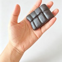 Bestseller Jouet en caoutchouc réaliste en forme de chocolat, extensible, moelleux, anti-stress, croquant, boîte cadeau pour les 14 ans et plus, unisexe