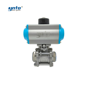 High Quality SS304/316 Double Acting Ball <strong>Valves</strong> Pneumatic Actuator Three-way Ball <strong>Valve</strong> <strong>Air</strong>/Water/Gas <strong>China</strong> High OEM - Product Image 2