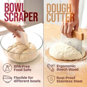 Best Selling <b>Bread</b> Scoring Lame Bamboo Dough <b>Cutter</b> and Proofing Basket UFO Design - Product Image 5