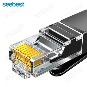 منتجات Seebest الأكثر شعبية ، كبل شبكة إيثرنت 45 Cat5 Cat5e ، النحاس النقي ، سلك تصحيح Cat5