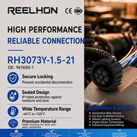 Commander RH3073Y-1.5-21 967650-1 Connecteur automobile étanche à 7 broches avec câble pour faisceau de capteurs de camion poids lourd