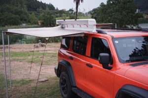 Soleflex Nieuwe Aankomst F16 Volledige Cassette 270 Graden Luifel Voor Suv Truck Met Steunpoot Aan De Binnenkant - Product Image 4