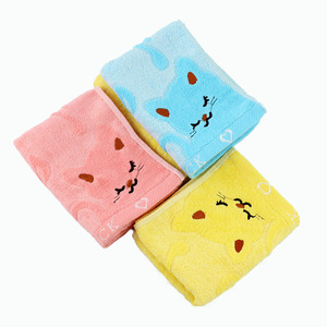 ผ้าขนหนูเด็กใยไผ่ลายการ์ตูน 25x50 ซม. ดูดซับน้ำได้ดี สำหรับเด็กใช้ในบ้าน - Product Image 1