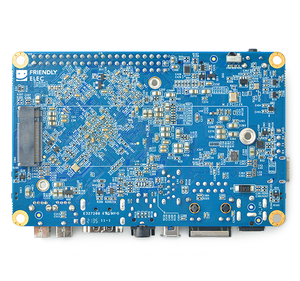 NanoPC-T4 RK3399 ARM Mini PC de Doble Pantalla, RAM LPDDR3 de 4GB, Ethernet Gbps, Compatible con Android 8.1 y Lubuntu 16.04, Proyecto de IA - Product Image 2