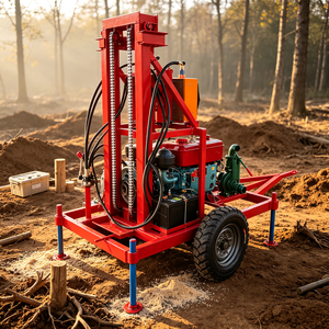 Plataforma <span class=keywords><strong>de</strong></span> Perforación <span class=keywords><strong>de</strong></span> Pozos <span class=keywords><strong>de</strong></span> Agua Pequeña <span class=keywords><strong>de</strong></span> 200 m para Riego y Suministro <span class=keywords><strong>de</strong></span> Agua Agrícola - Product Image 4