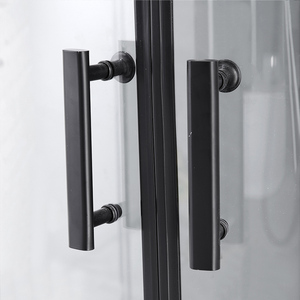 <span class=keywords><strong>Cabina</strong></span> <span class=keywords><strong>de</strong></span> Ducha Esquinera <span class=keywords><strong>de</strong></span> Diseño en Forma <span class=keywords><strong>de</strong></span> Abanico, Color Negro, con Hidromasaje <span class=keywords><strong>y</strong></span> <span class=keywords><strong>Vapor</strong></span>, Puerta <span class=keywords><strong>de</strong></span> Ducha Curva - Product Image 5