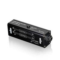 Isolateur audio 6,35 mm, filtre de boucle de masse, éliminateur de bruit passif en métal pour amplificateur de guitare, mixeur, système audio jack 1/4 pouce