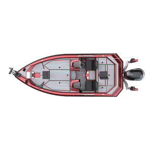Bateau à <span class=keywords><strong>fond</strong></span> <span class=keywords><strong>plat</strong></span> riveté de 16 pieds, bateau léger de sport, console de direction, mini bateau à réaction en alliage d'aluminium - Product Image 1
