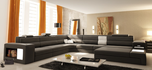 أريكة تشيسترفيلد عصرية من المخمل باللون الأزرق الفاتح والأحمر والأسود مع كراسي هزازة صغيرة للعروس والعريس والأطفال - Product Image 3