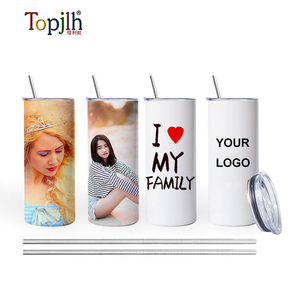 Topjlh prezzo di fabbrica 20 once sublimazione bicchieri dritti Logo stampato personalizzato acciaio inossidabile buona superficie rivestita tazza - Product Image 6
