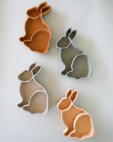 Nouvelle assiette à ventouse en silicone de qualité alimentaire pour enfants, vaisselle pour bébé, passe au micro-ondes et au lave-vaisselle
