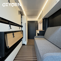Kit de camping-car modulaire moderne Vanbox pour Mercedes Sprinter avec une charge utile de 700 kg, capacité de 2 personnes, design de maisonnette