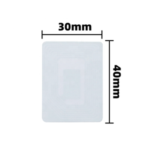 Professional Thin and concealed40*30mm 82mhz EAS RF Soft Tags for Retail <b>Security</b> Soft Tag Anti Theft - Product Image 2