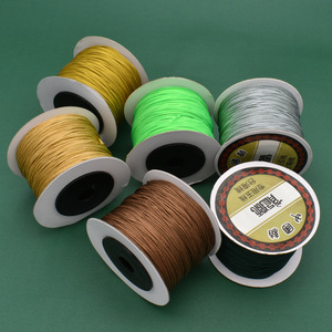 Jade Rope 0.8mm 100m Roll DIY Chinese Knot Tassel Jewelry Thread Round Wire Ethnic Style - Product Image 2