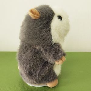 Jouet de Hamster en peluche électrique pour enfants <span class=keywords><strong>Lapin</strong></span> doux et mignon avec enregistrement sonore Cadeau Kawaii pour anniversaire pas cher! - Product Image 4