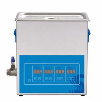 Pembersih Ultrasonik Elektrik 45/80/100kHz Frekuensi Dapat Diatur Layar Digital Timer Fungsi Pemanas Pengoperasian Mudah UC-20SDII