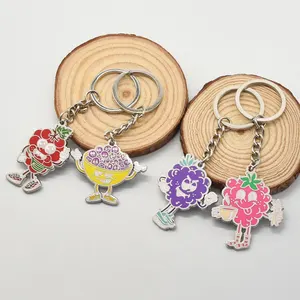 Bán Buôn Biểu Tượng Tùy Chỉnh Kim Loại Keychain Kim Loại Kẽm Hợp Kim Phim Hoạt Hình Dễ Thương Cứng Mềm Men Keychain