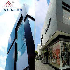 แผ่นผนังภายนอกอะลูมิเนียมคอมโพสิตสำหรับเครื่องครัว ทนไฟ ป้องกันไฟฟ้าสถิต ทนการกัดกร่อนสูง ซีรีส์ 2000 ลายไม้ - Product Image 3