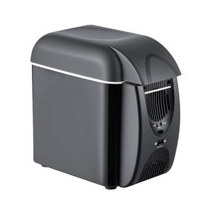 Mini-réfrigérateur portable 8L 12V pour voiture, refroidisseur et chauffe-plat, réfrigérateur électrique pour le camping et les accessoires de voyage - Product Image 4