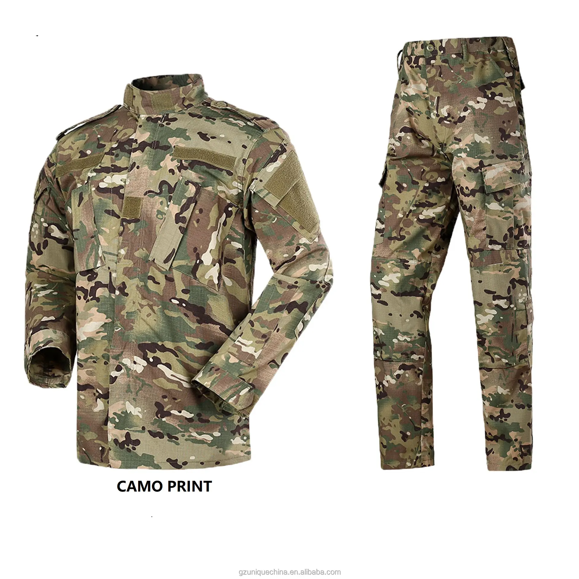 High quality Customized Men's Color Digital Cp Multicam Camouflage Hiking Uniforms ACU Outdoor tactical uniform Suit For Men