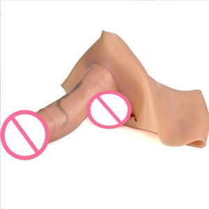 Vente en gros de pantalon en cuir avec dildo en silicone de 6 cm d'épaisseur, dispositif de masturbation portable pour femmes, jouet sexuel pour adultes, jouets sexuels lesbiens - Product Image 2