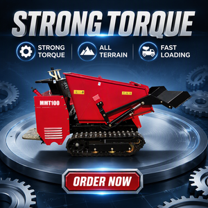<span class=keywords><strong>Mini</strong></span>-chargeuse sur chenilles motorisée pour béton, avec benne basculante, pompe hydraulique et <span class=keywords><strong>moteur</strong></span> Briggs & Stratton, fabriquée en Chine - Product Image 2