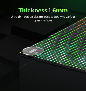 Écran vidéo LED 3D pour fenêtre de magasin de détail Film flexible avec animation à l'œil nu Installation facile sur verre - Product Image 2