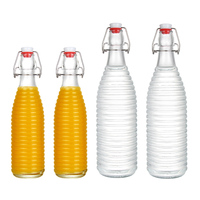 Usine 500ml 1000ml Verre Flip Top Bouteilles Cap pour Boisson Bouteille D'eau Boucle Couvercle Swing Top