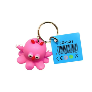 Portachiavi a Forma di Polpo MIXTO in PVC, Tema Animale JO-321, Regalo Promozionale - Product Image 1