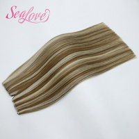 Extensions de cheveux russes vierges Genius Wefts Double Drawn de haute qualité, sans couture, Remy, populaires, 2026