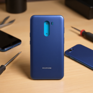 Carcasa Trasera de Repuesto Azul Liso para Pocophone F1, para Teléfono Inteligente Xiaomi - Product Image 3