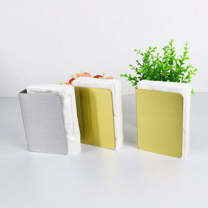 Portatovaglioli Quadrato in Acciaio Inossidabile Placcato Oro con Incisione a Croce d'Angelo per Tavoli da Pranzo, Ristoranti, Hotel, Regalo di Capodanno - Product Image 2