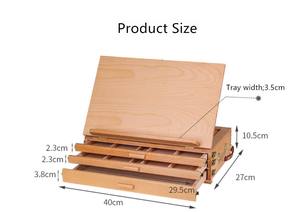Nouveaux produits chevalet de <span class=keywords><strong>bureau</strong></span> en hêtre boîte de rangement réglable à 3 tiroirs boîte à croquis de table <span class=keywords><strong>bureau</strong></span> en bois Portable avec support de livre pour artistes - Product Image 5