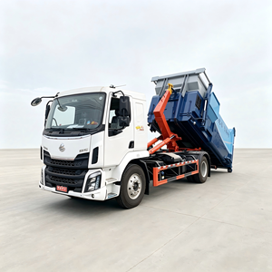 รถบรรทุกขยะแบบยกติดตั้งเครื่องอัดแบบเคลื่อนที่พร้อมแขนไฮดรอลิก Dongfeng Liuzhou Chenglong สำหรับส่งออกจากโรงงาน - Product Image 3