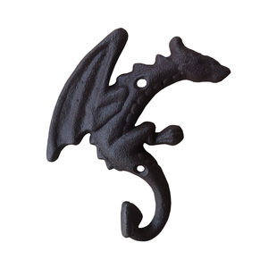 Cast Iron Dragon <strong>Key</strong> Holder Coat Rack <strong>Wall</strong> Decorative <strong>Keys</strong> <strong>Hook</strong> - Product Image 2