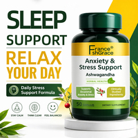 Complément alimentaire personnalisé pour soulager l'anxiété et le stress, favorise le soulagement occasionnel du stress, comprimés pour l'anxiété et le stress