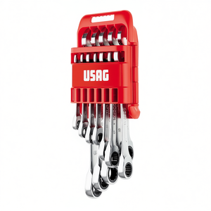 Usag Combination Wrench Set 8 Piece Metric Steel <b>Tools</b> For Automotive Repair - Product Image 2