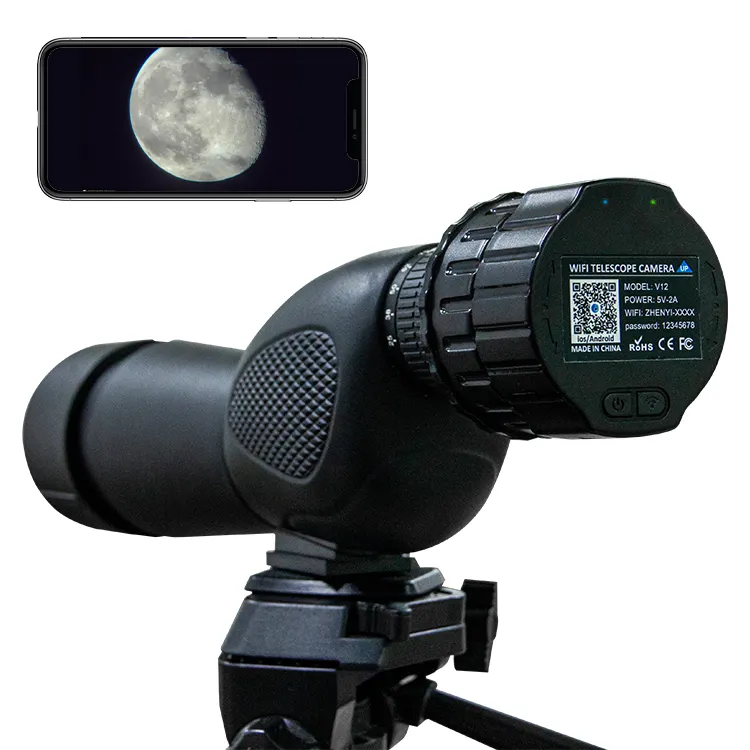 Teleskop için Oem toptan wifi mikroskop kamera aksesuarları fotoğraf video kaydedici mercek