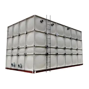 حجم مخصص لسهولة الصيانة وإدارة خزان تخزين المياه من الألياف الزجاجية خزان تخزين المياه