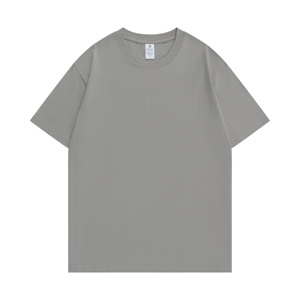 T-shirt gris à manches courtes pour hommes avec imprimé radar UFFO, col rond décontracté, coupe régulière, en jersey de coton - Product Image 3