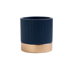 Pot de fleurs <span class=keywords><strong>en</strong></span> ciment Morandi, forme cylindrique côtelée, taille personnalisée, <span class=keywords><strong>pas</strong></span> <span class=keywords><strong>cher</strong></span>, pour plantes d'intérieur et d'extérieur, cactus, succulentes, décoration de jardin - Product Image 5