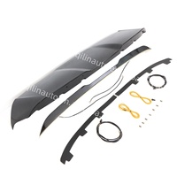 Aileron de toit arrière de voiture LED ABS 4x4 tout-terrain, remplacement pour Toyota Highlander 2015-2018