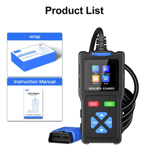 Lecteur de codes OBD2, outil de diagnostic automobile, scanner EOBD pour la détection des codes de panne de la voiture - Product Image 1