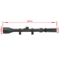 Lunette de visée tactique longue portée 3-7x28 pour la chasse avec base de montage de 11 mm, grossissement 3x-7x, lunette de visée