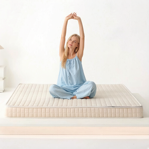 Modern Design Breathable Latex <b>Foam</b> Mattress Thick Medium Firmness Fabric Cover Cotton Jacquard Minimalist Style Bedroom Use - Product Image 1