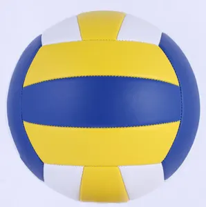 วอลเลย์บอลยางสำหรับเล่นและโปรโมชั่นที่มีคุณภาพดีเย็บมือ - Product Image 1