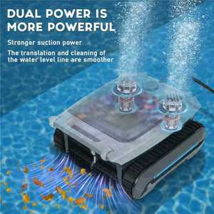 Nettoyeur de piscine robotisé sans fil automatique pour piscines hors sol et enterrées, robot de nettoyage de piscine extérieure - Product Image 4