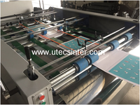 Feuille d'aluminium en pvc pet industriel, Soluble dans l'eau, colle froide, Machine de plastification de vitres, SRFM1200 bpp opp, 1 pièce